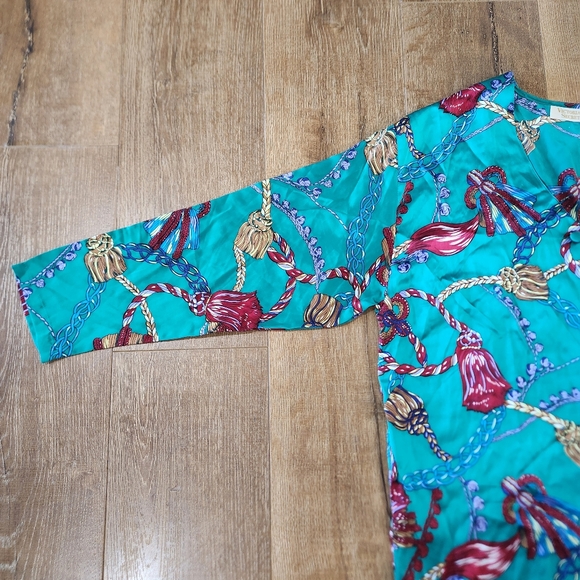 Vintage 90s gold label Victoria's Secret silk button down shirt size M/L retro - Picture 5 of 9